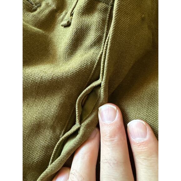 Vintage Military W79261 Stamped Olive Green OG 31x32 Fatigue Pants - Picture 3 of 8
